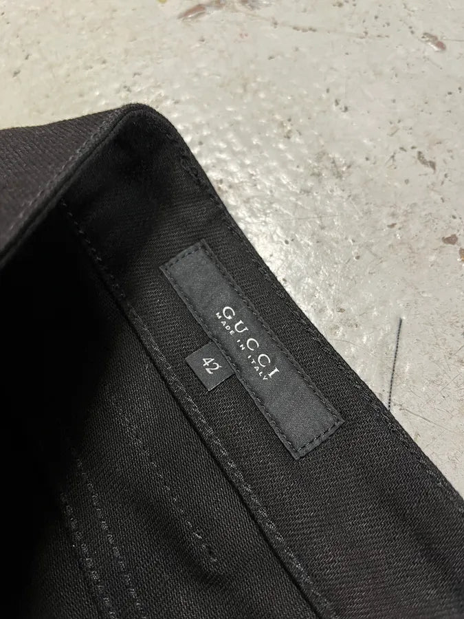 2010s Gucci Black Leaves Pants xZHVYak 11