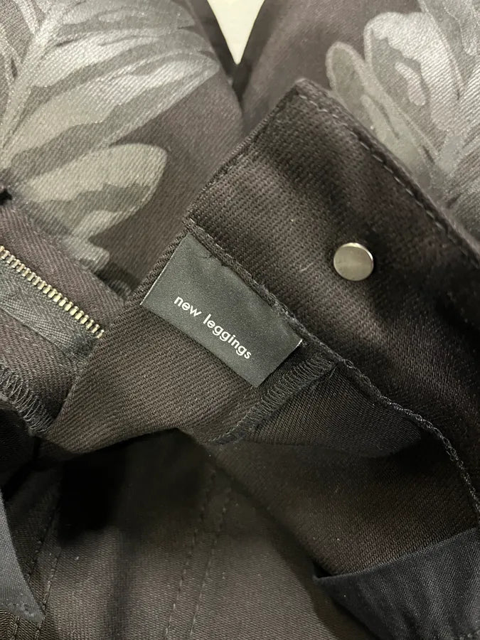 2010s Gucci Black Leaves Pants xZHVYak 13