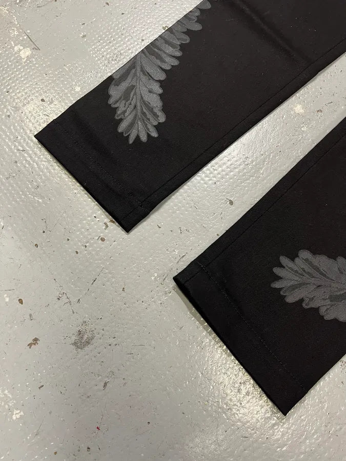 2010s Gucci Black Leaves Pants xZHVYak 6