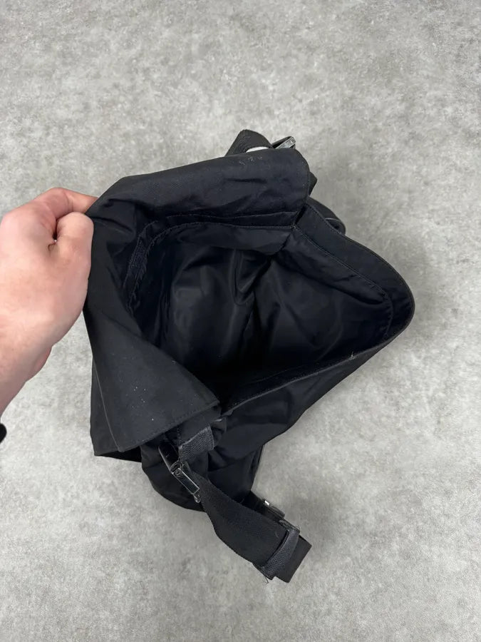 2010s Gucci Black Nylon Shoulder Bag nVpcuFM 9