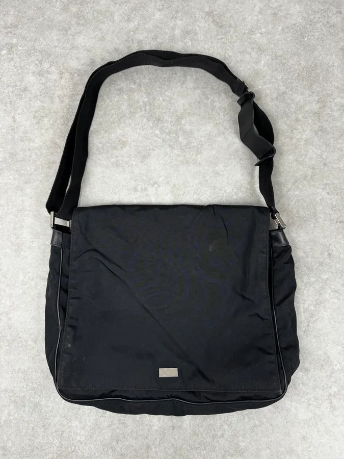 2010s Gucci Black Nylon Shoulder Bag nVpcuFM 0