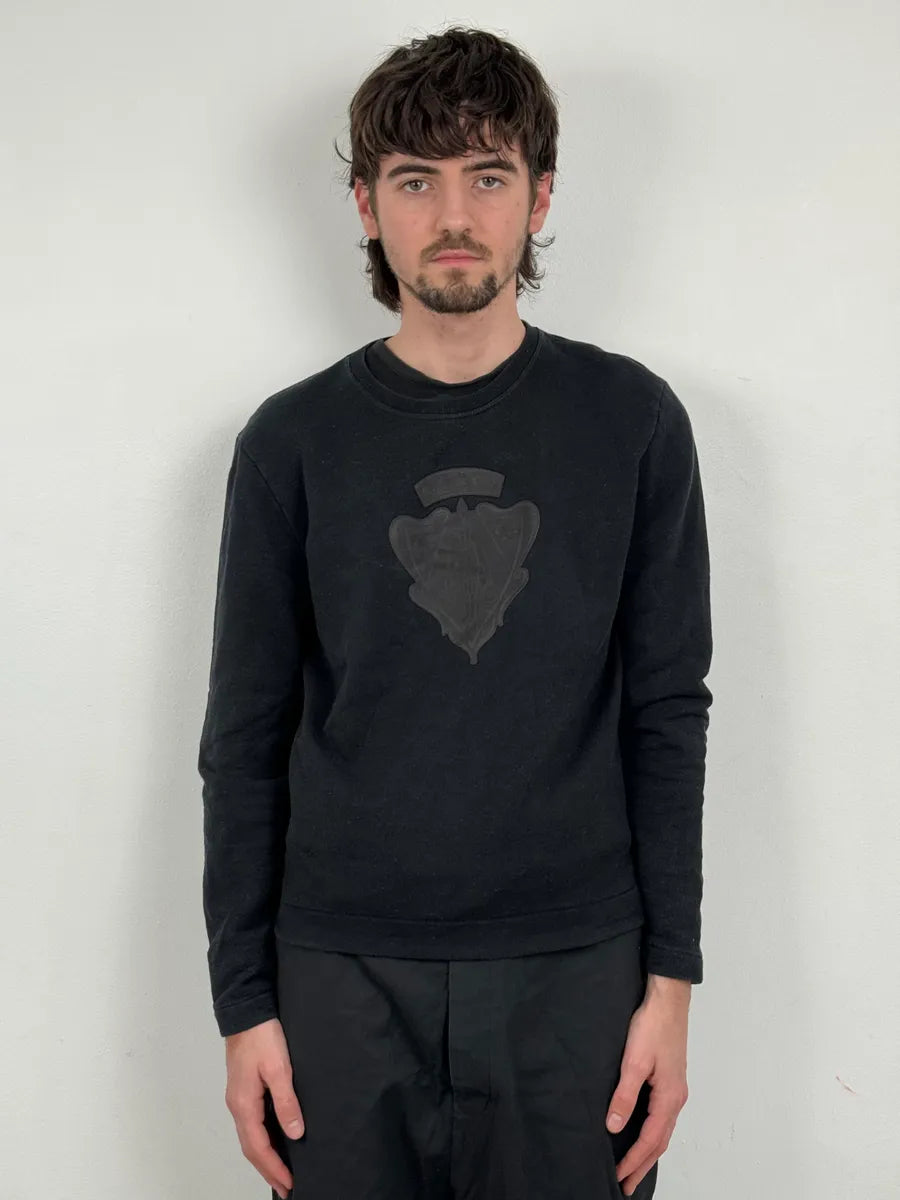 2010s Gucci Black Signature Leather Sweater xiYWfCh 1