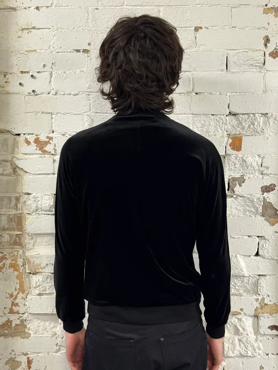 2010s Gucci Black Velvet Bomber Jacket MtOShzW 2