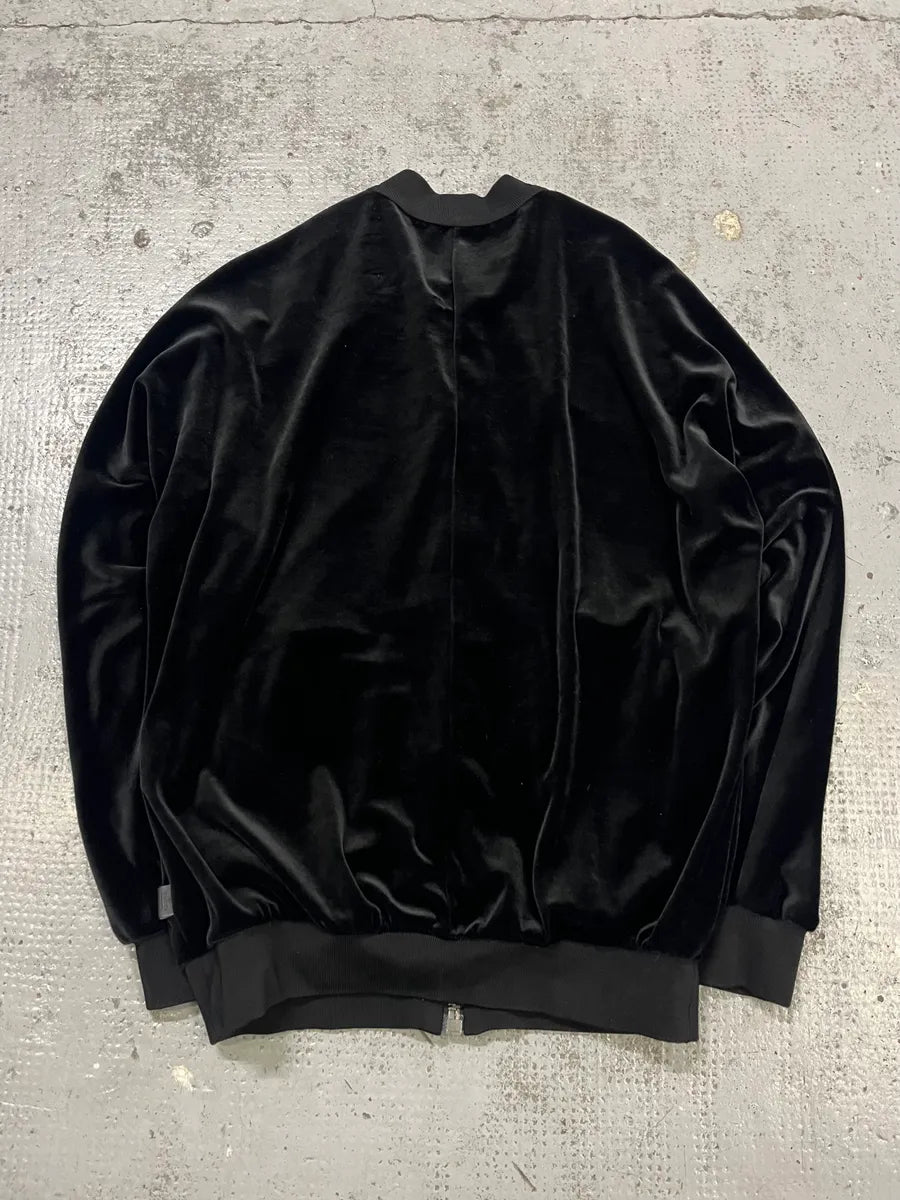 2010s Gucci Black Velvet Bomber Jacket MtOShzW 5