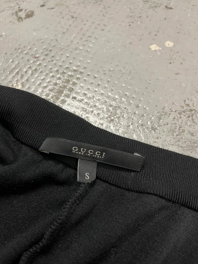2010s Gucci Black Velvet Bomber Jacket MtOShzW 7