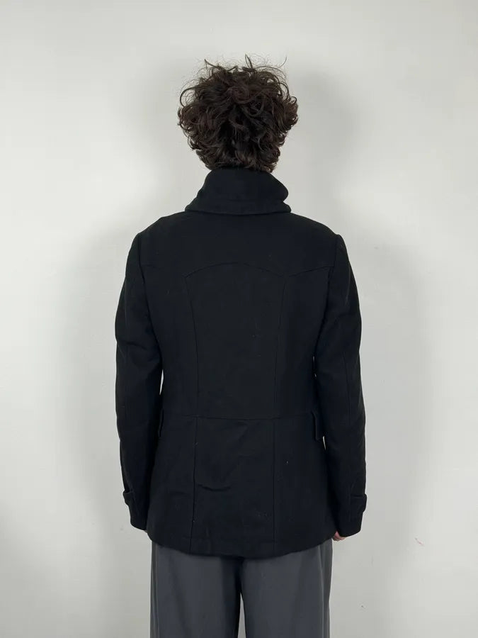 AW2008 Gucci Black Wool Buttoned Premium Jacket by Frida Giannini sztmsub 3