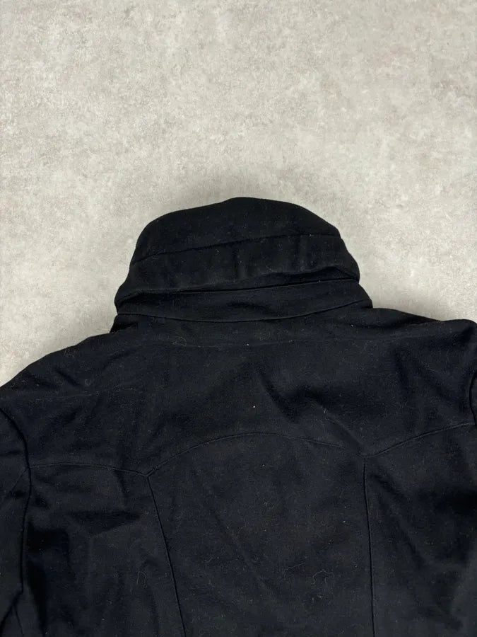 AW2008 Gucci Black Wool Buttoned Premium Jacket by Frida Giannini sztmsub 6