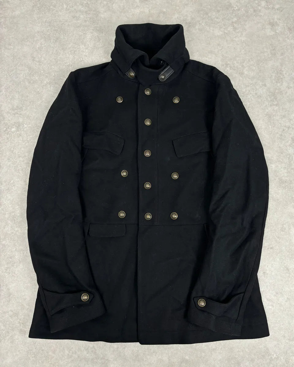 AW2008 Gucci Black Wool Buttoned Premium Jacket by Frida Giannini sztmsub 0