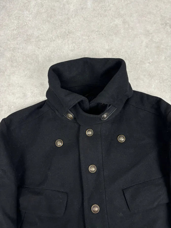AW2008 Gucci Black Wool Buttoned Premium Jacket by Frida Giannini sztmsub 4