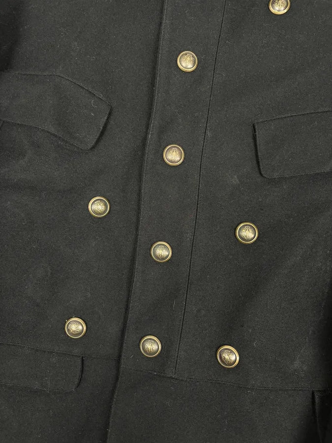 AW2008 Gucci Black Wool Buttoned Premium Jacket by Frida Giannini sztmsub 10