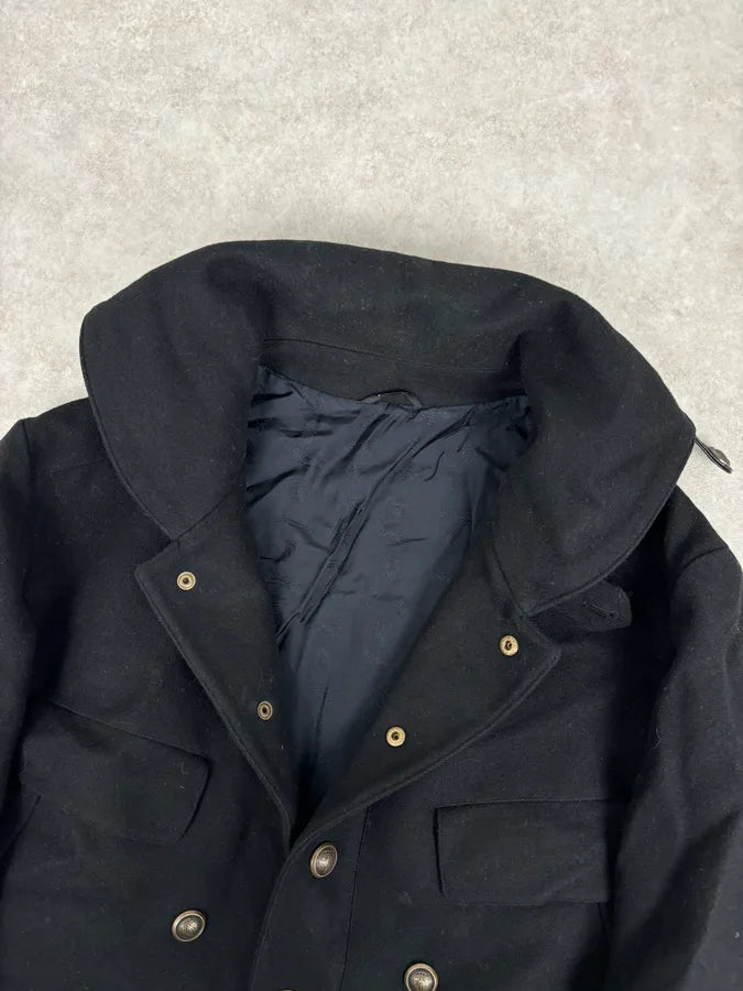 AW2008 Gucci Black Wool Buttoned Premium Jacket by Frida Giannini sztmsub 8