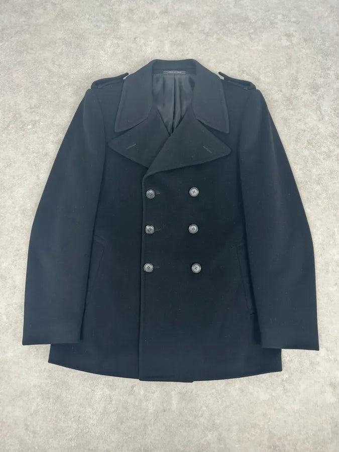 2010s Gucci Black Wool Caban Jacket kyNWMJa 0