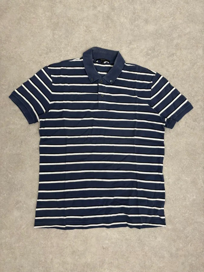 2010s Gucci Blue Striped Polo DpEVuXE 0