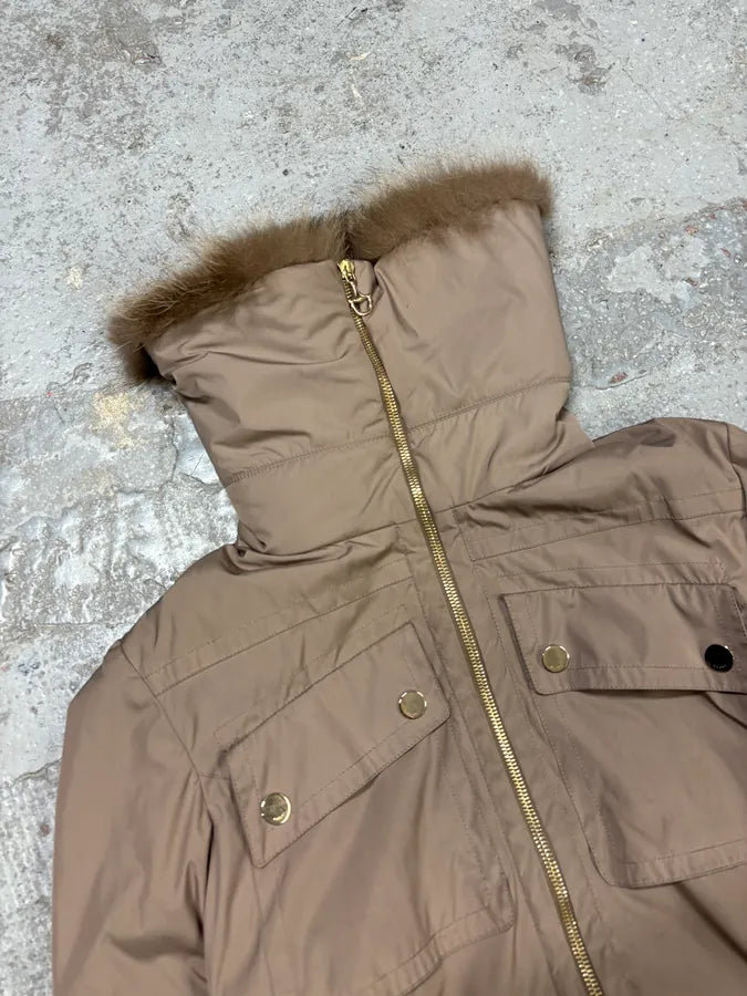 AW2005 Gucci Fur Collar Beige Jacket etRMHdr 4