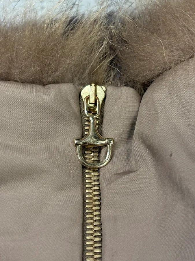 AW2005 Gucci Fur Collar Beige Jacket etRMHdr 7