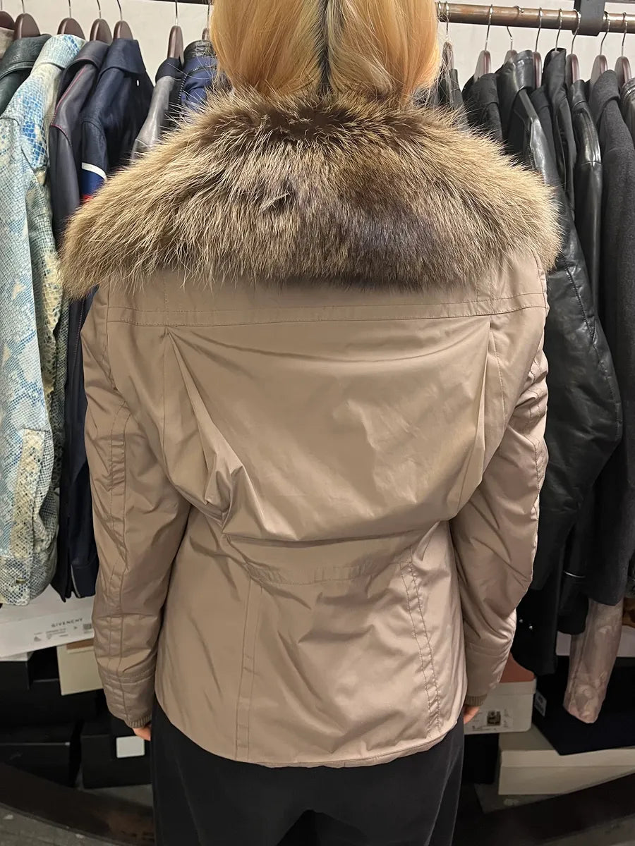 AW2005 Gucci Fur Collar Beige Jacket etRMHdr 2