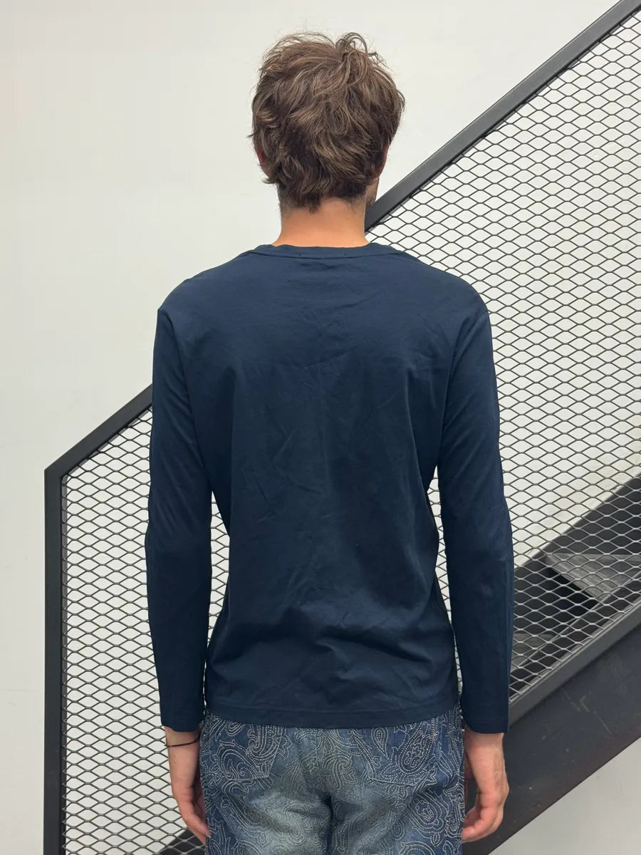 2010s Gucci Knight Crest Navy Longsleeve TeMiOJo 1