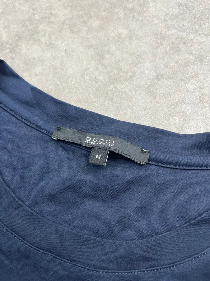 2010s Gucci Knight Crest Navy Longsleeve TeMiOJo 7