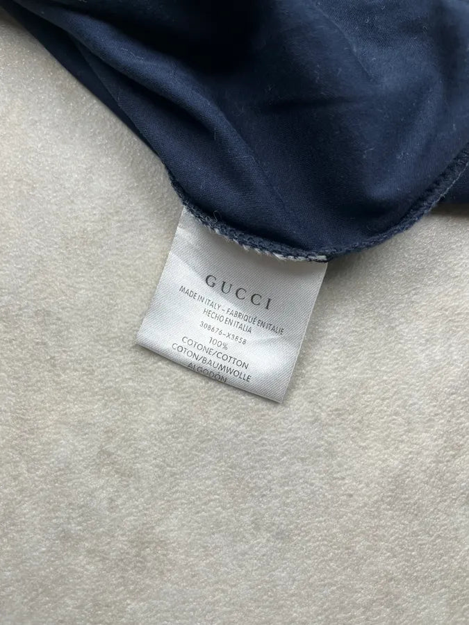 2010s Gucci Knight Crest Navy Longsleeve TeMiOJo 9