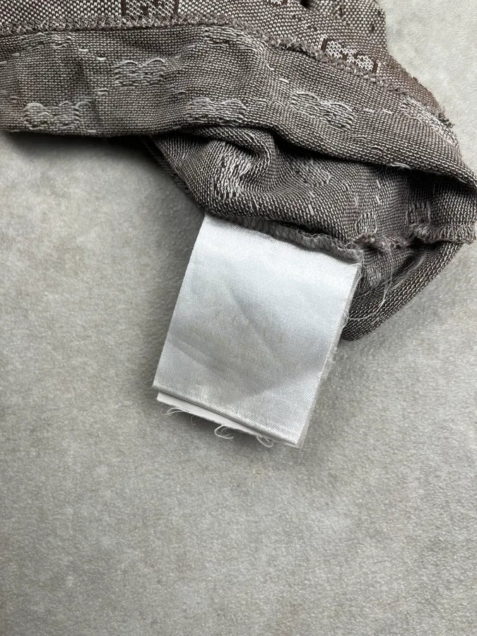 2010s Gucci Monogram Brown Polo Shirt RkwChMa 10