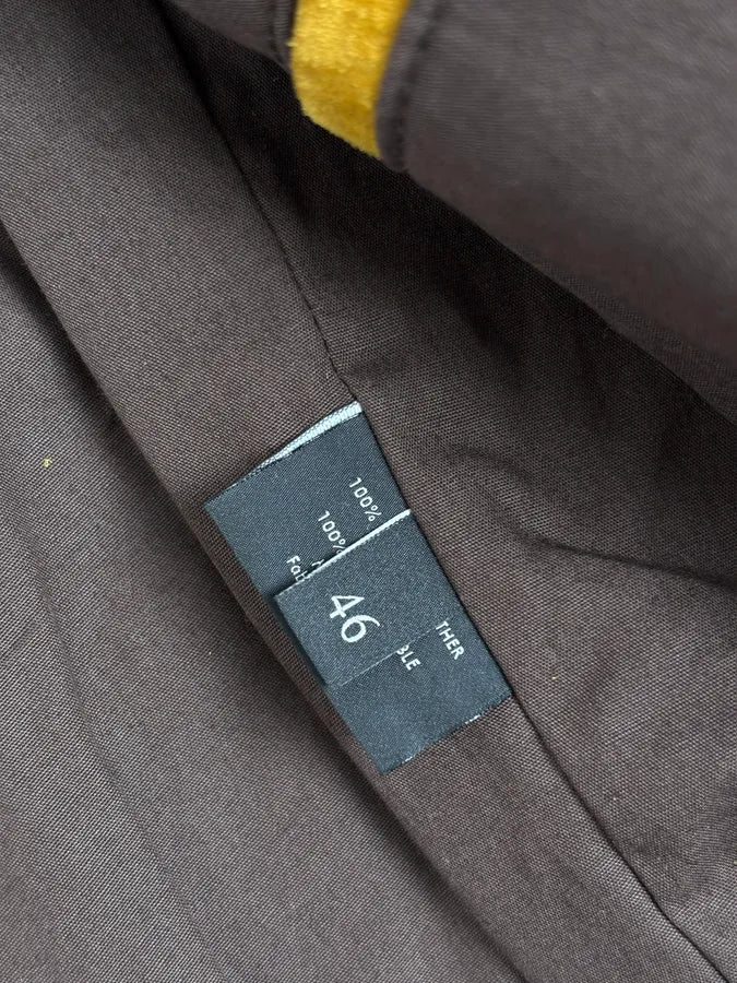 SS2009 Gucci Mustard Yellow Suede Leather Perfecto Jacket XHoCgYJ 9