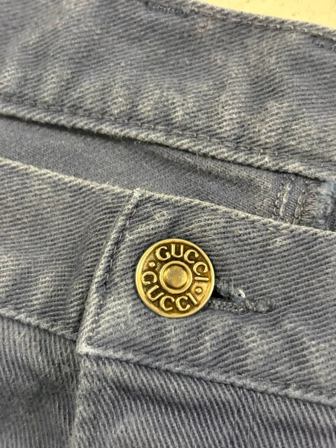 SS2009 Gucci Navy Slim Denim Jeans NgKvCDj 8