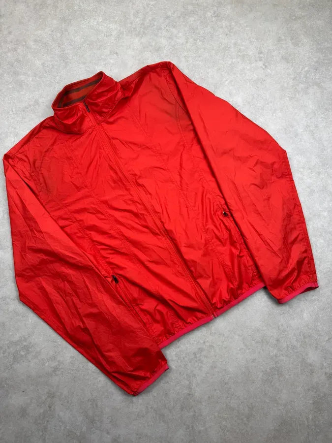 2010s Gucci Red Nylon Windbreaker Light Jacket dyvLOFH 1