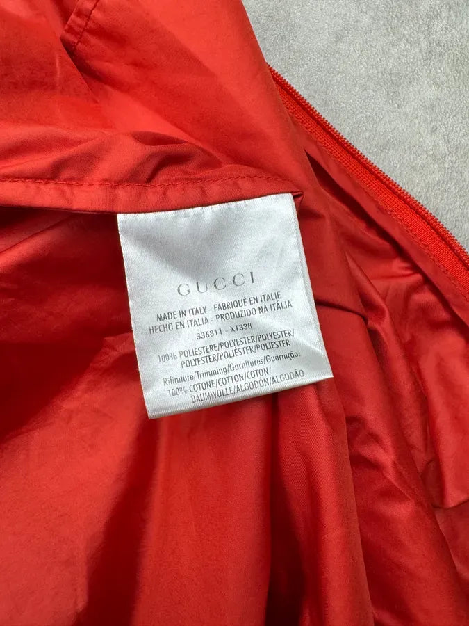 2010s Gucci Red Nylon Windbreaker Light Jacket dyvLOFH 10