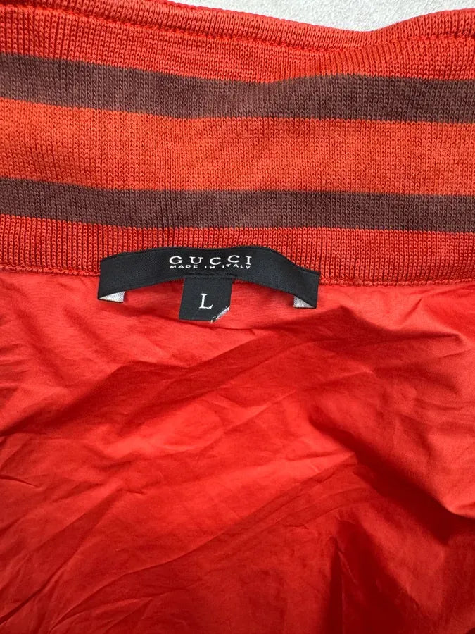 2010s Gucci Red Nylon Windbreaker Light Jacket dyvLOFH 7