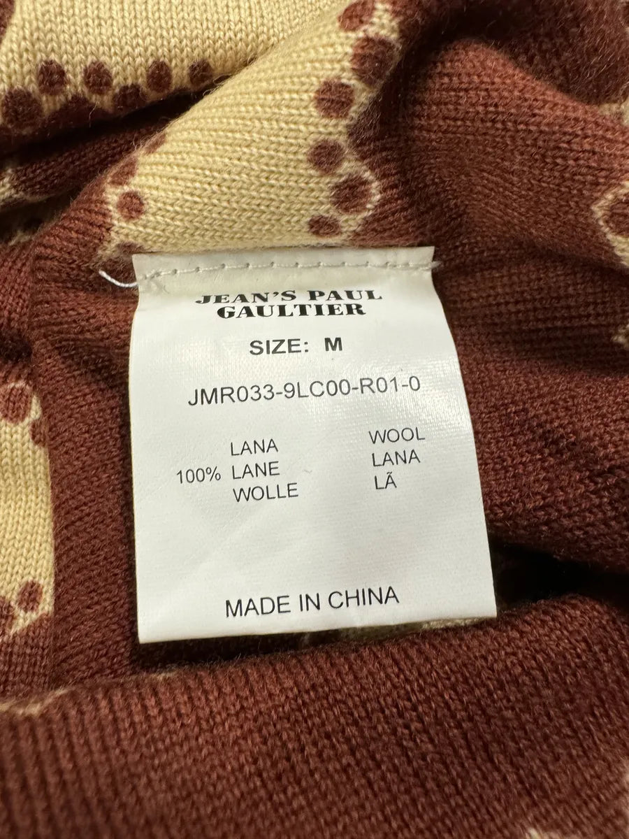 2010s Jean Paul Gaultier Red & White Wool Striped Sweater jPsMIMQ 6