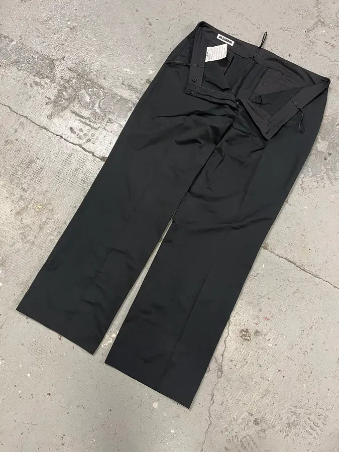 2010s Jil Sander Black Casual Pants ftCBFCw 1
