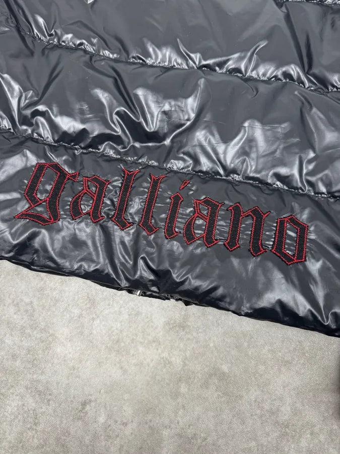 2010s John Galliano Black Hooded Puffer Jacket KIOjuPm 12