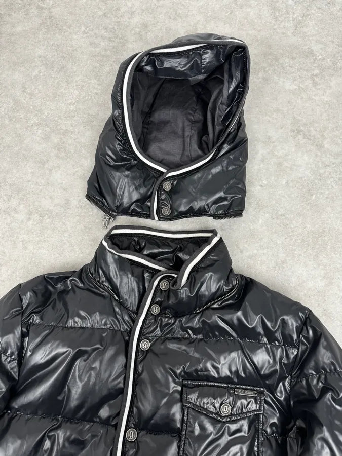 2010s John Galliano Black Hooded Puffer Jacket KIOjuPm 6