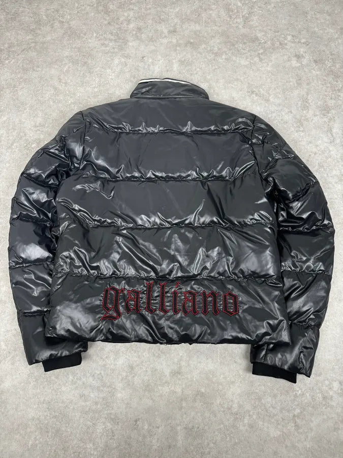 2010s John Galliano Black Hooded Puffer Jacket KIOjuPm 4