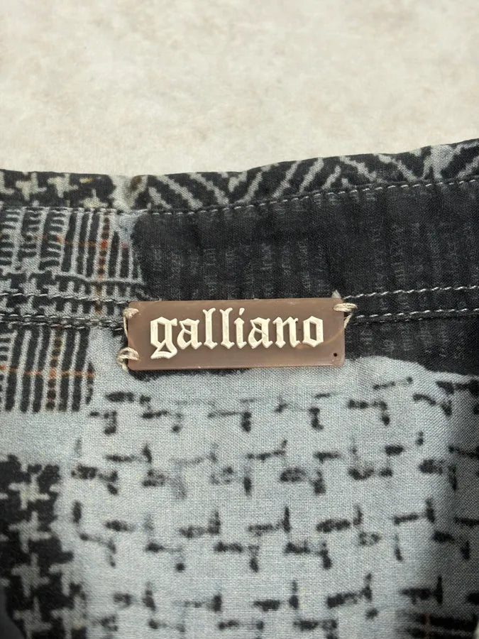 2010s John Galliano Black Magazine Gazette Shirt mwzwWPk 7