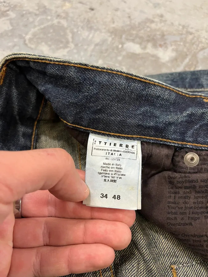 2010s John Galliano Blue Faded Denim Jeans ptIUuiy 11