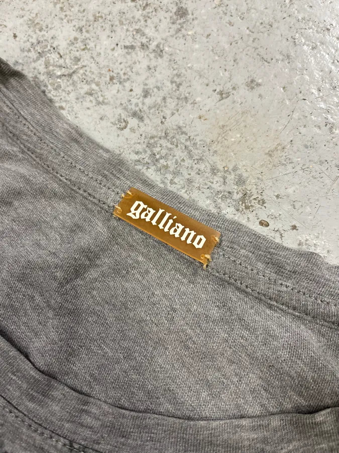 2010s John Galliano Grey Faith Cross Longsleeves uUZCNDv 6