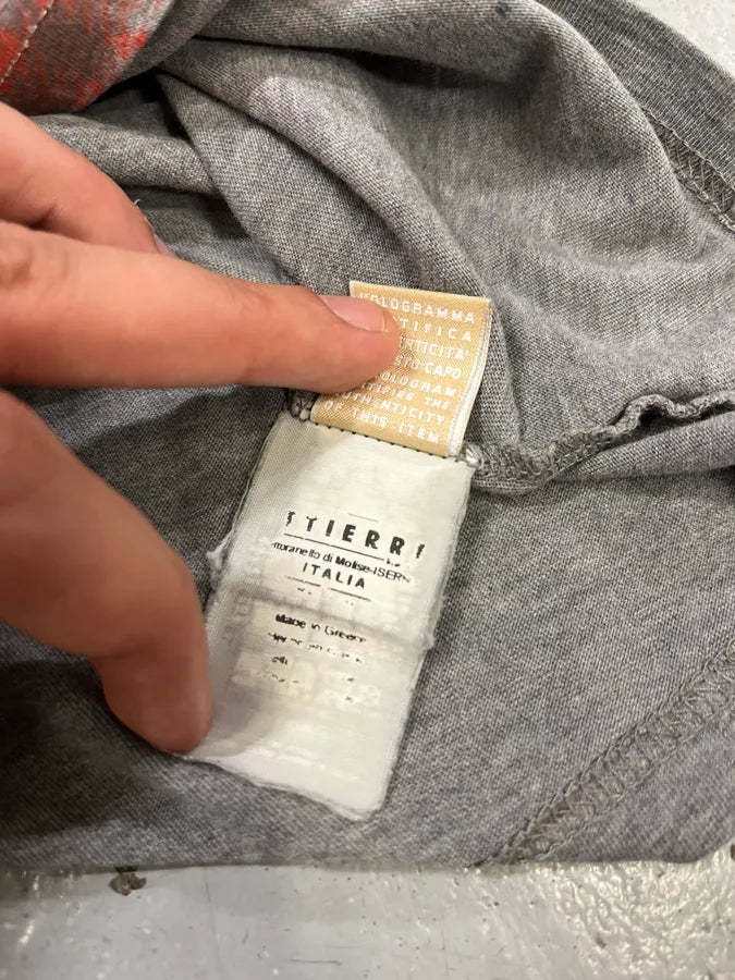 2010s John Galliano Grey Faith Cross Longsleeves uUZCNDv 9