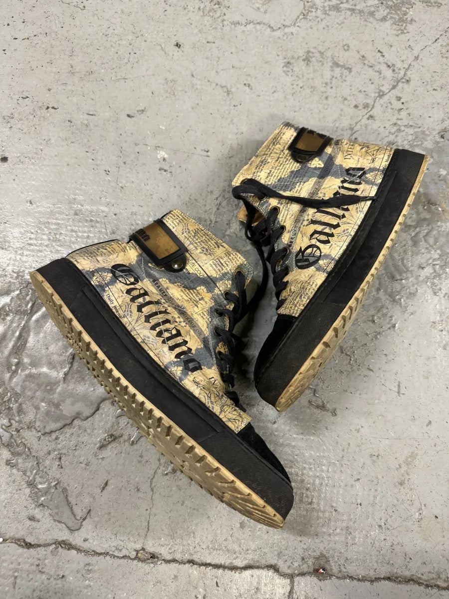 2010s John Galliano Magazine Black High Gum Shoes AVJjklR 4