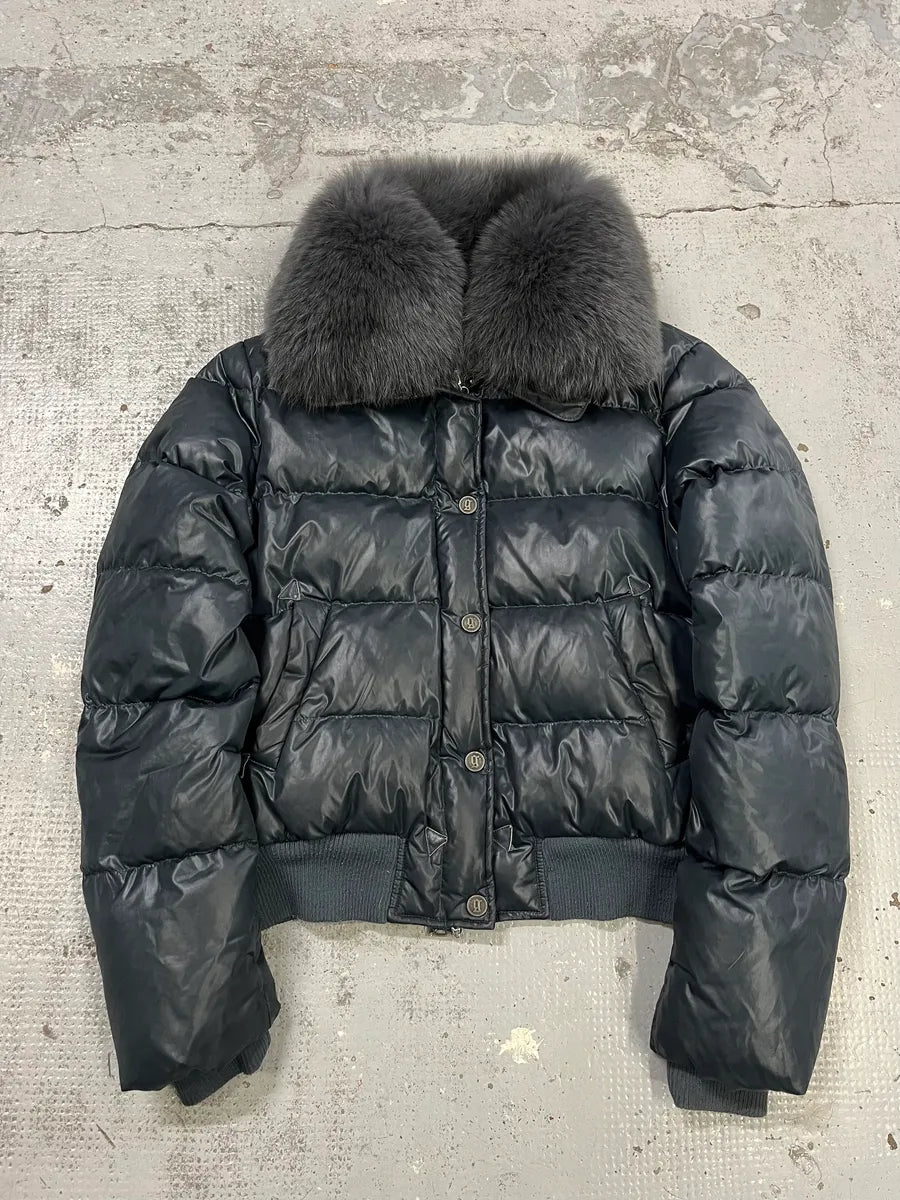 2010s John Galliano Navy Extra Bomber Puffer Jacket xoyYrqU 2