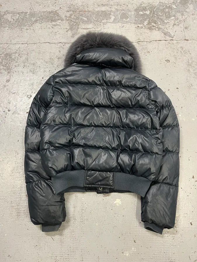 2010s John Galliano Navy Extra Bomber Puffer Jacket xoyYrqU 6