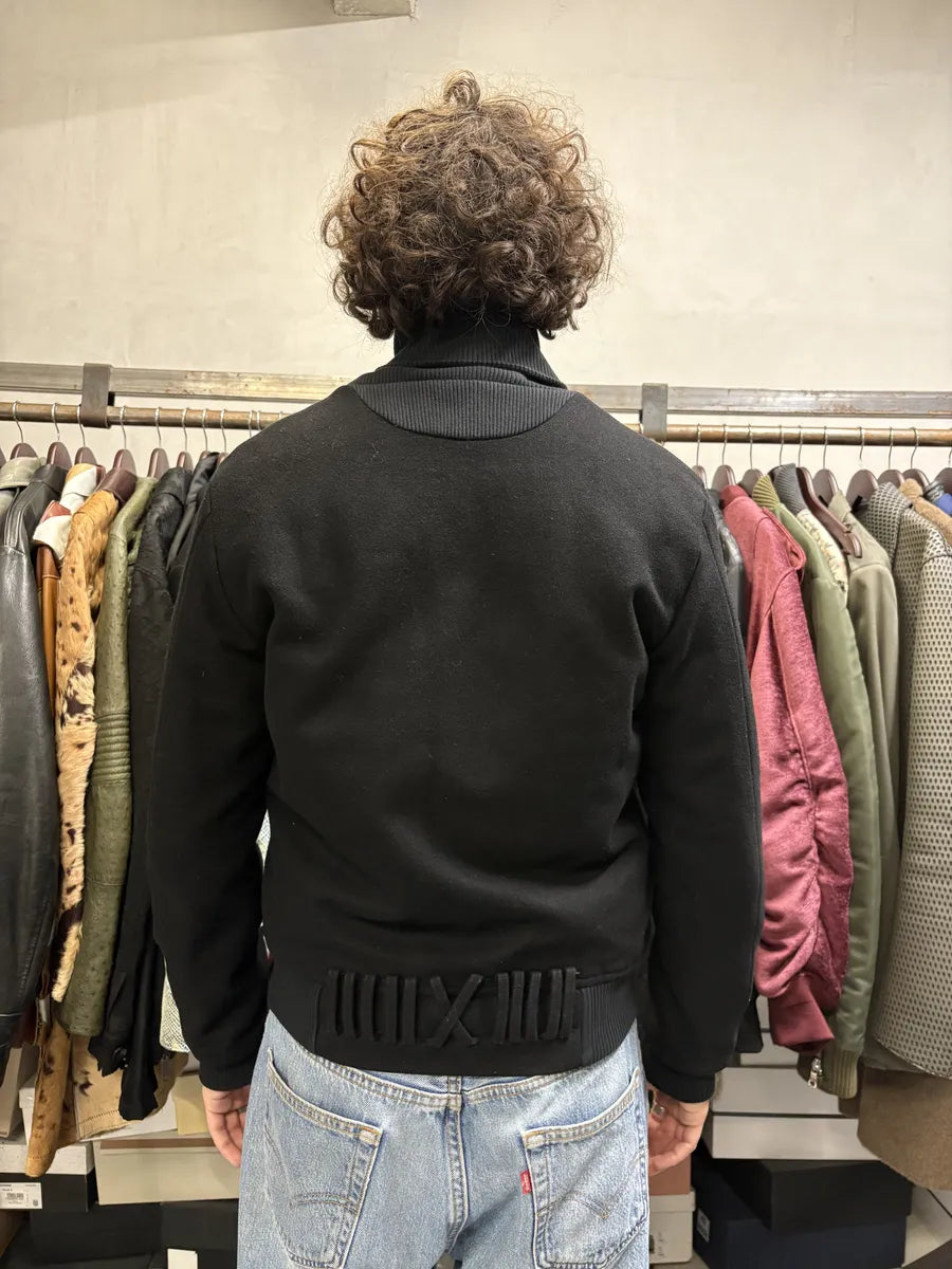 2010s Kris Van Assche Black Asymmetrical Wool Jacket pMiyvns 2