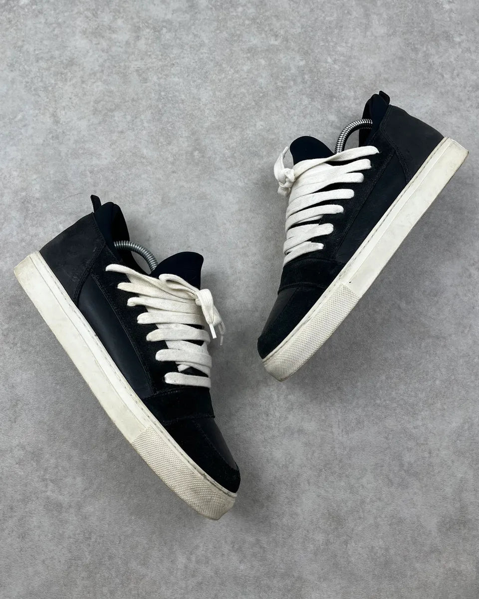 2010s Kris Van Assche Black Megalaced Sneakers lYbPGFL 1