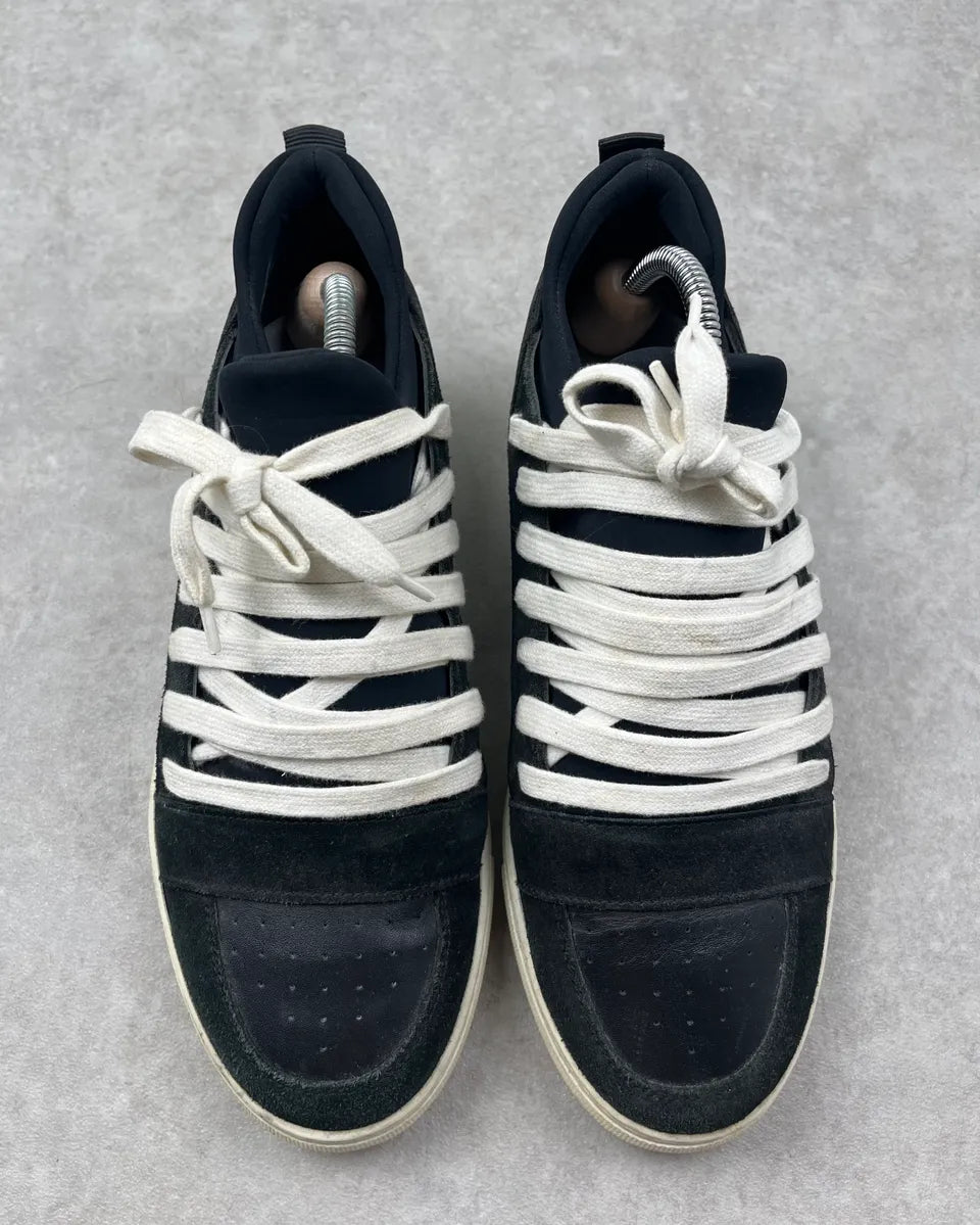 2010s Kris Van Assche Black Megalaced Sneakers lYbPGFL 6