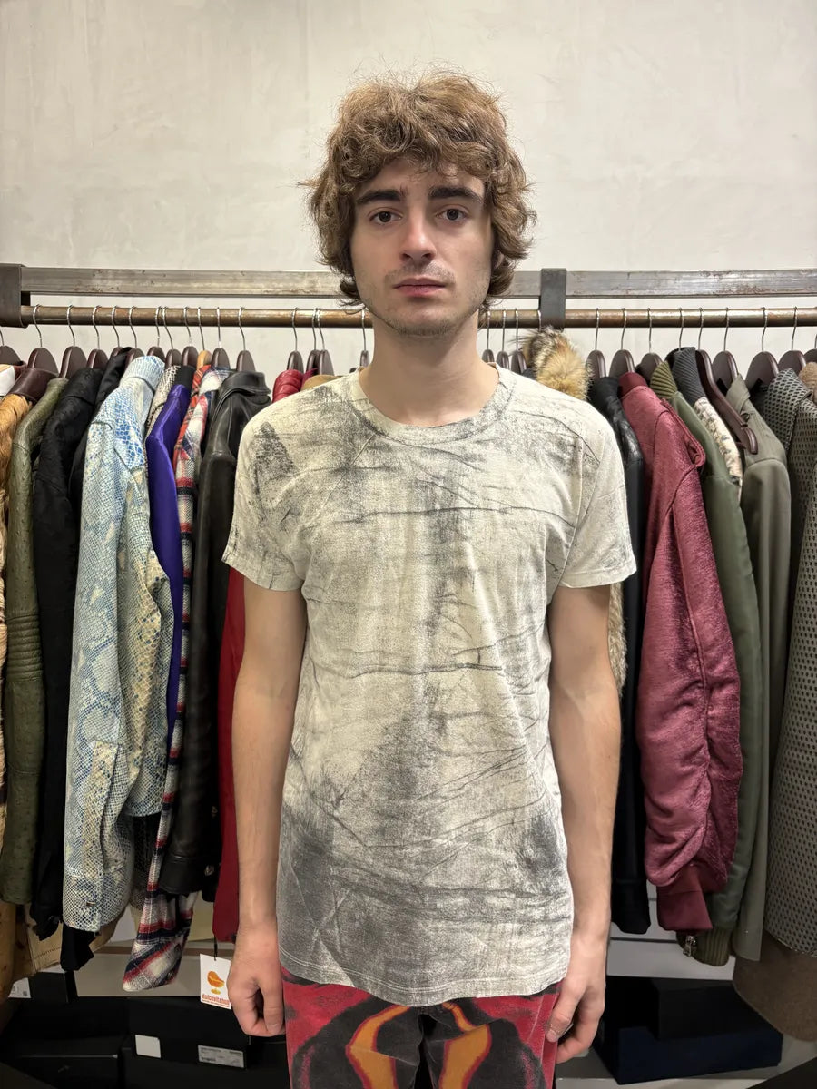 2010s Kris Van Assche Misericordia Eroded White T-Shirt ihBMtES 2