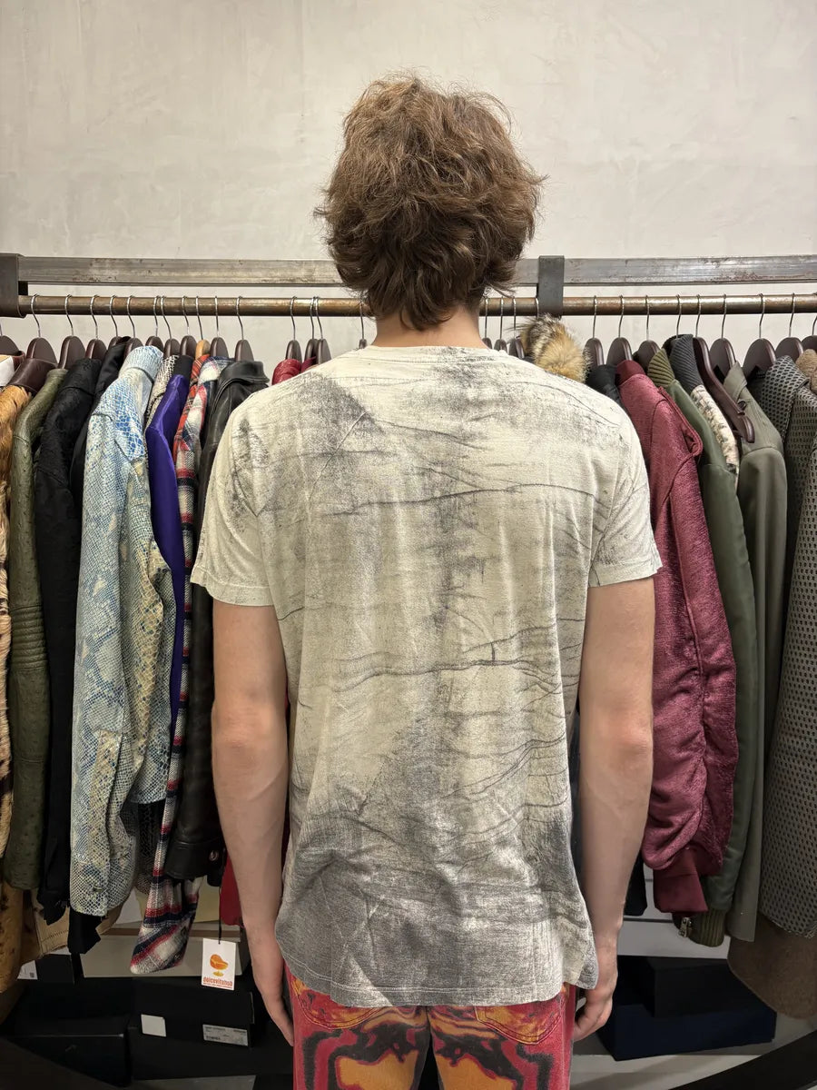 2010s Kris Van Assche Misericordia Eroded White T-Shirt ihBMtES 3