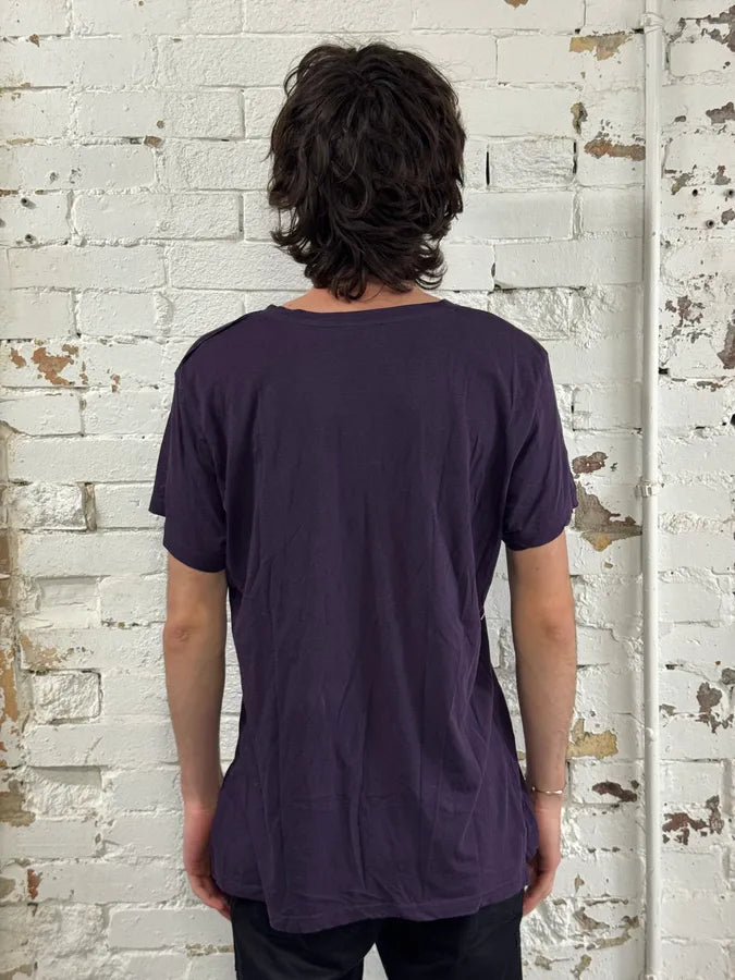 2010s Lanvin X H&M Purple Tiger Gems Graphic T-Shirt eClwqNT 2