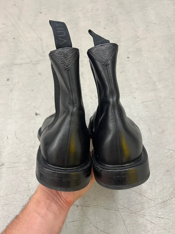 2010s Louis Vuitton Black Leather Chelsea Boots DqwIfIy 5