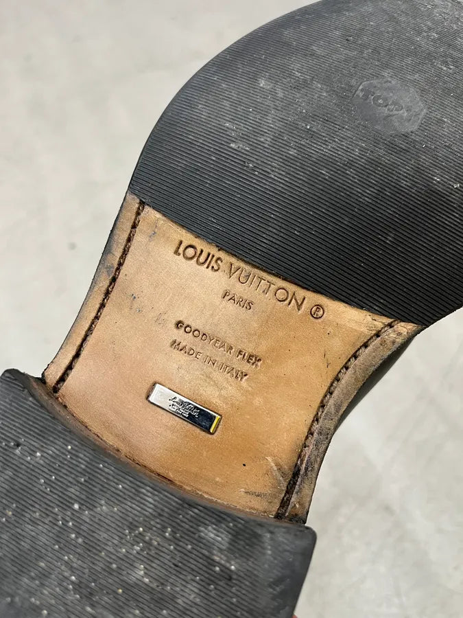 2010s Louis Vuitton Black Leather Chelsea Boots DqwIfIy 7