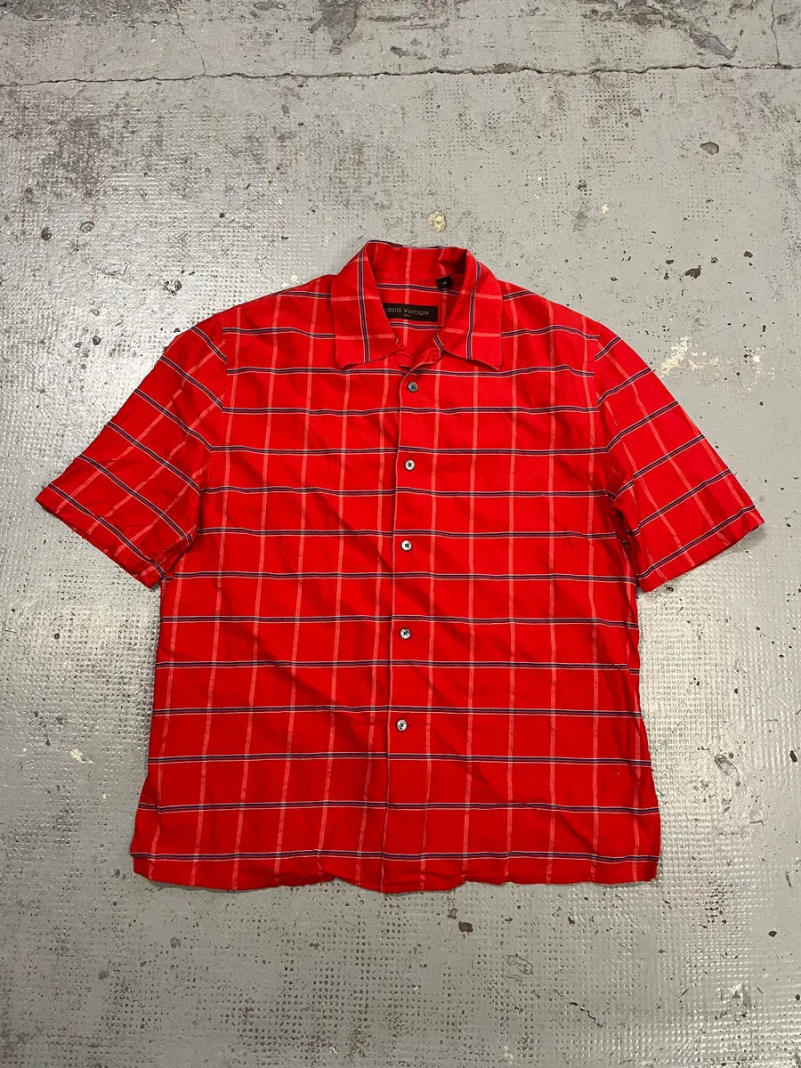 2010s Louis Vuitton Plaid Red Shirt Adbobco 0